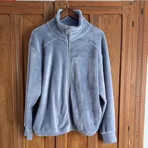 Athleta Gray Fleece Jacket